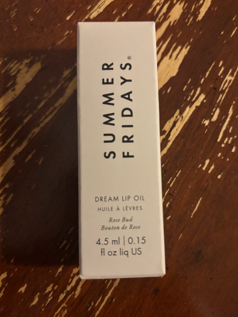 Summer Fridays Dream Lip Oil - Rose Bud (White Packaging)